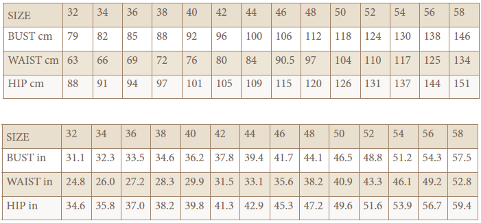 Edda naisten paita 32-58