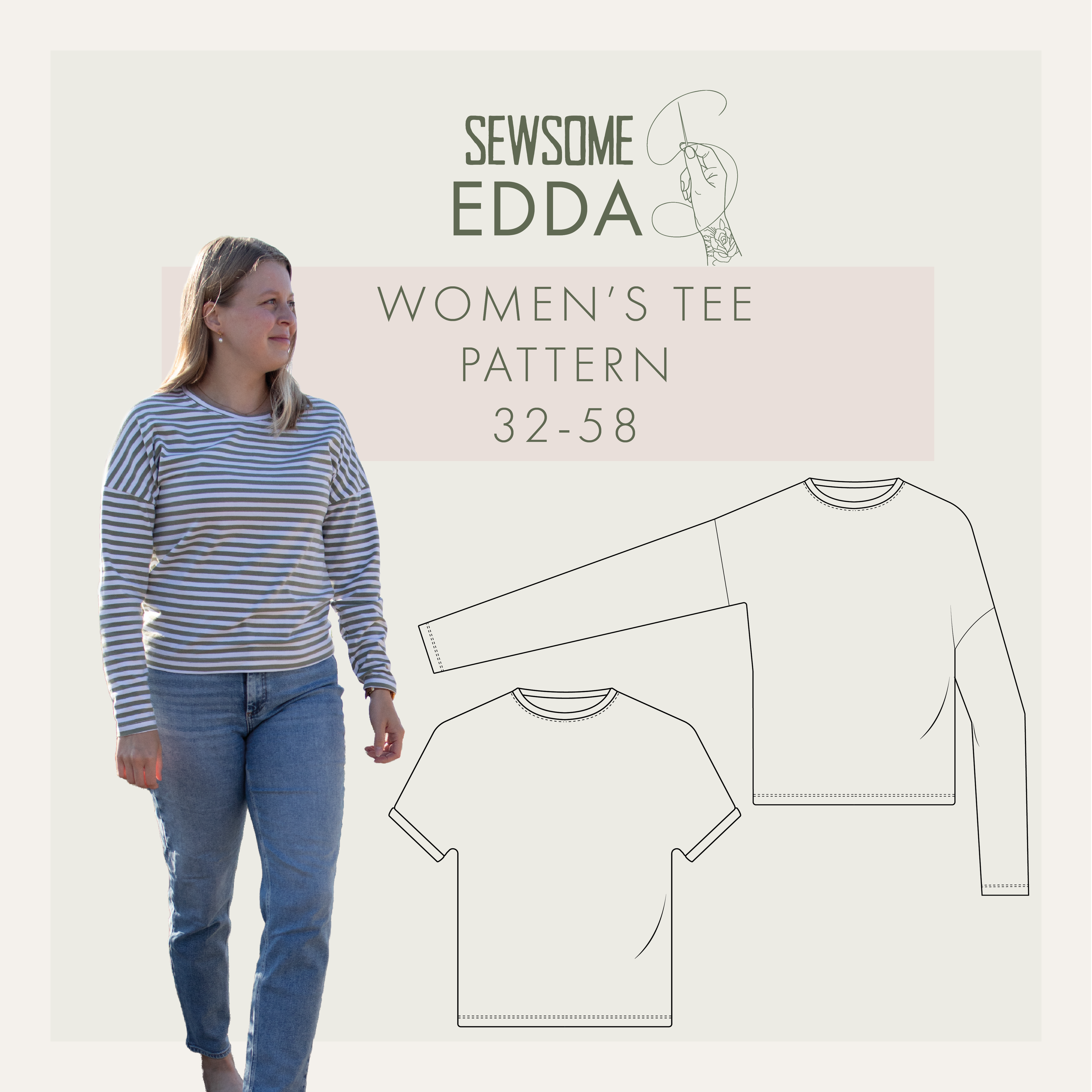 ENNAKKOTILAUS -20% | Edda naisten paita 32-58