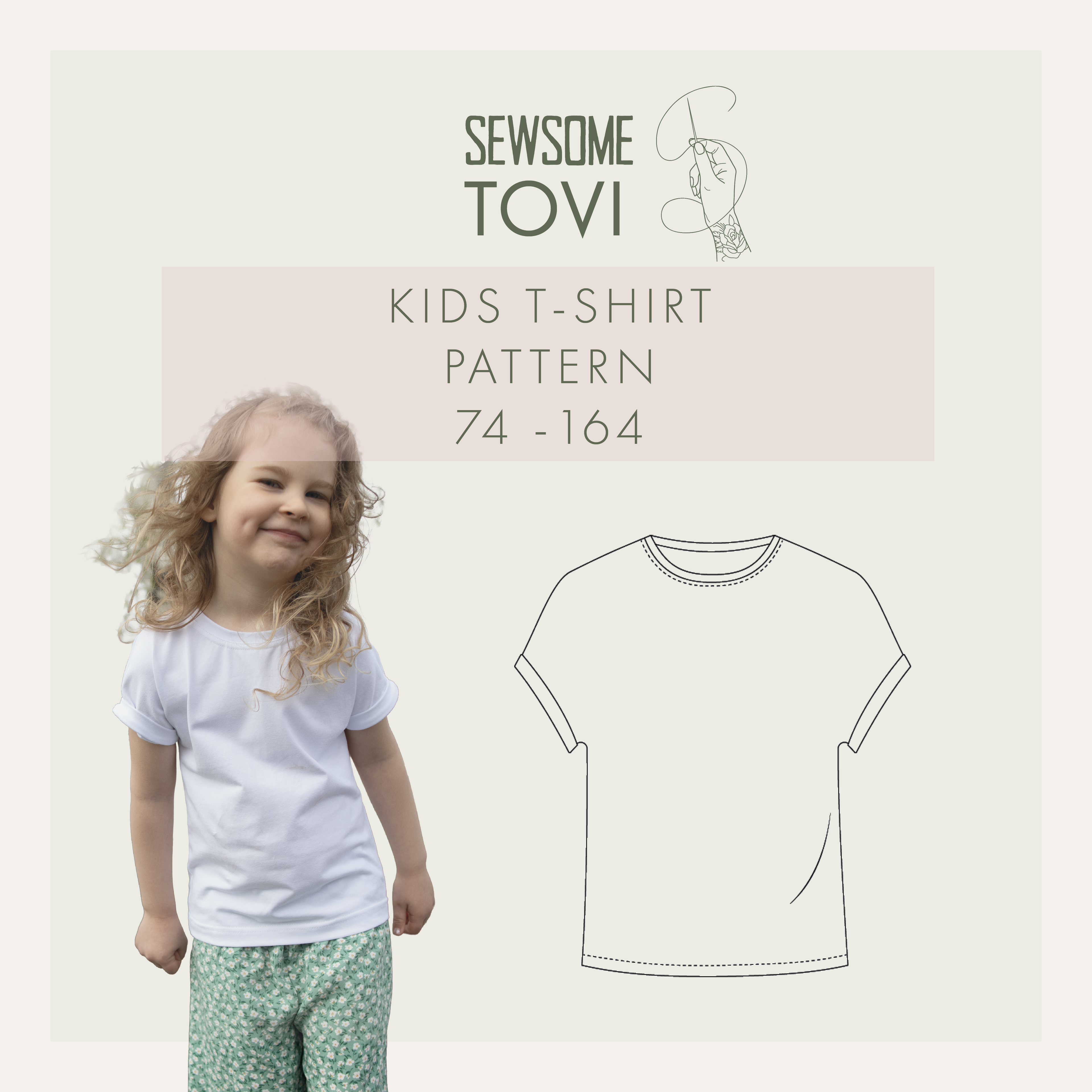 Tovi lasten paita 74-164 cm
